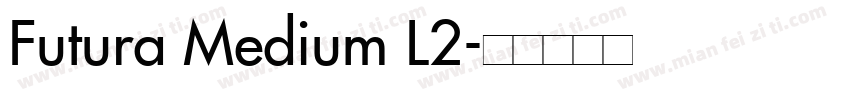 Futura Medium L2字体转换